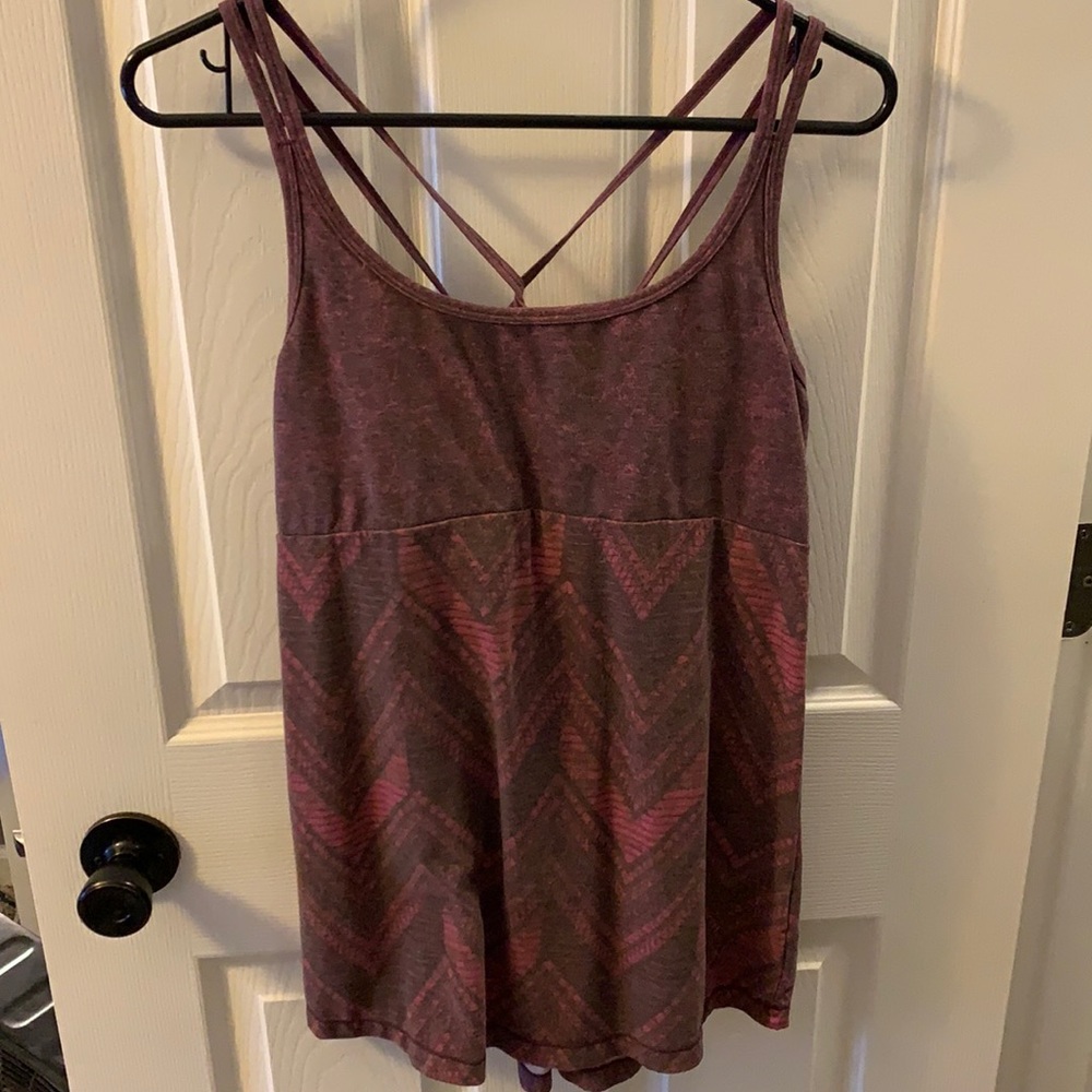 Purple and pink tank top